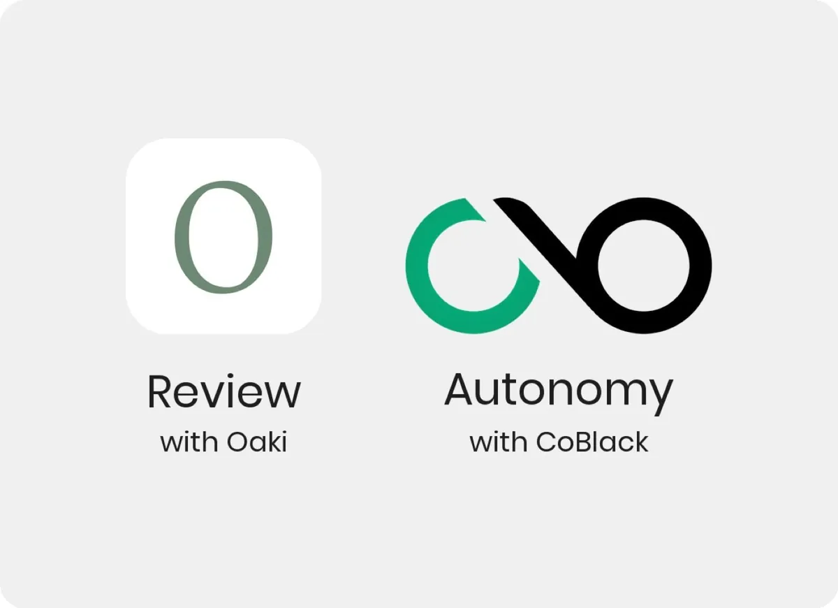 Cover image: Oaki for review. CoBlack for autonomy