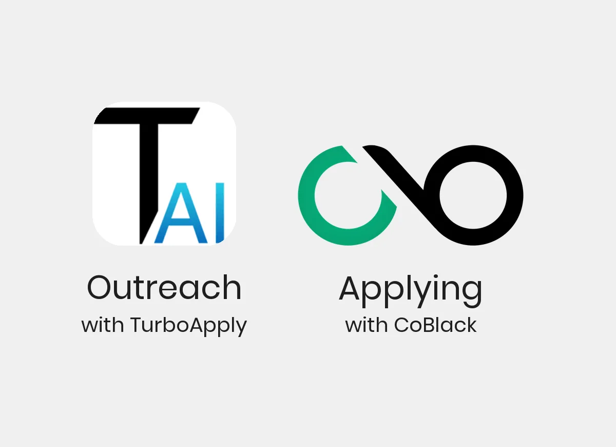 Cover image: TurboApply emails the recruiter. CoBlack applies at the source